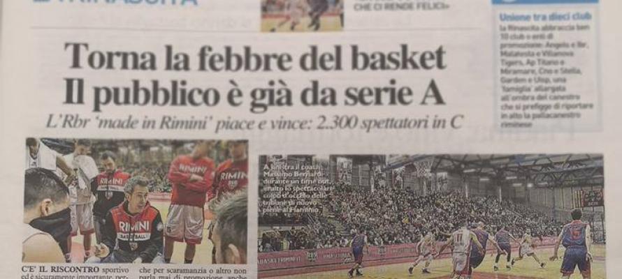 rinascitabasketrimini it il-resto-del-carlino-titola-torna-la-febbre-del-basket-n2622 002